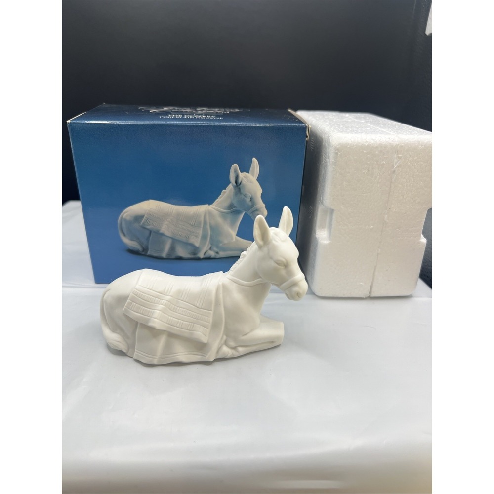 Avon Nativity Collectibles THE DONKEY Porcelain Figurine 1984
